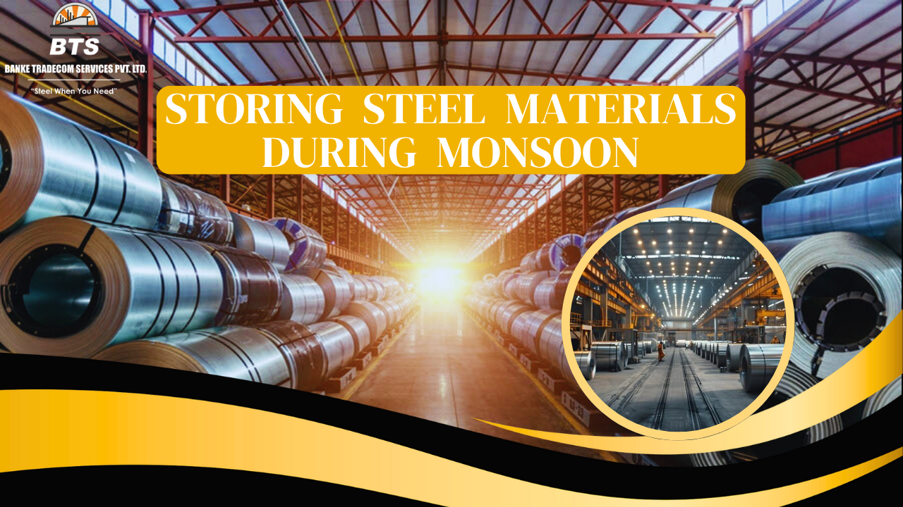 Storing Steel Materials During Monsoon: 5 Proven Practices to Avoid Rust and Wastage