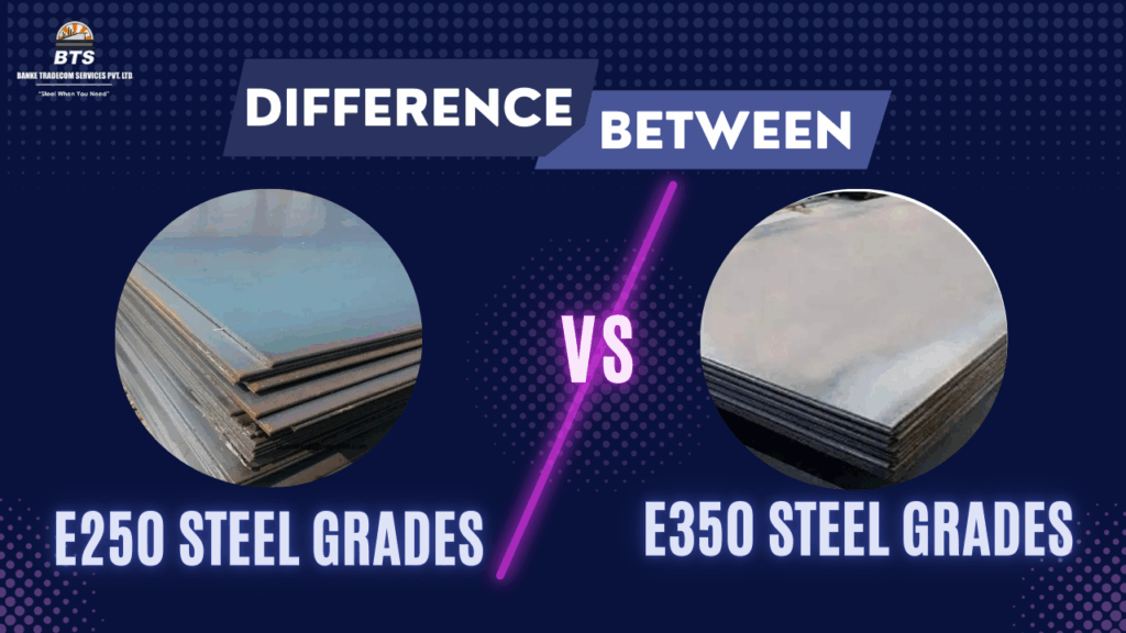 Difference Between E250 and E350 Steel Grades