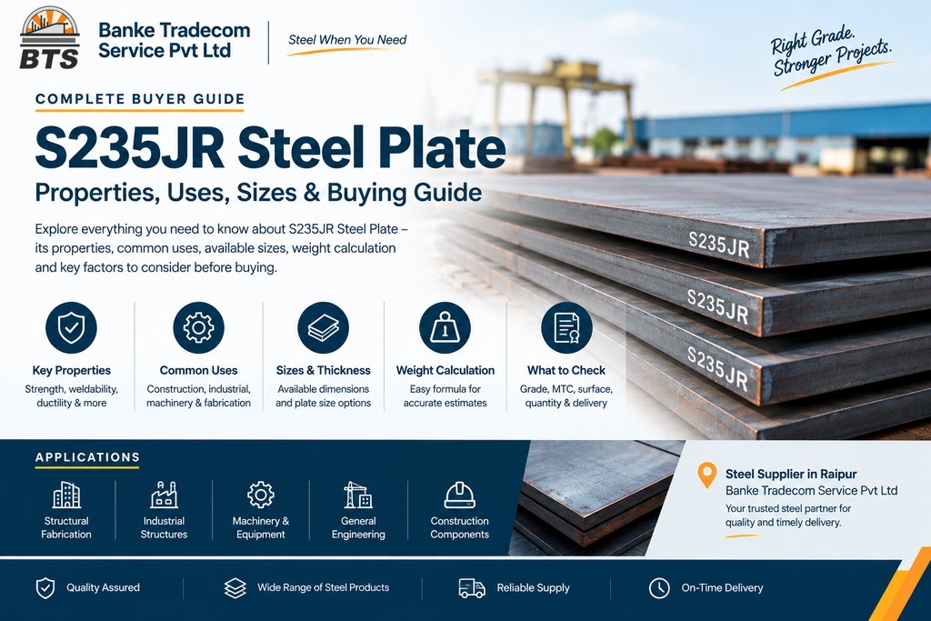 S235JR Steel Plate: Properties, Uses, Sizes and Buying Guide
