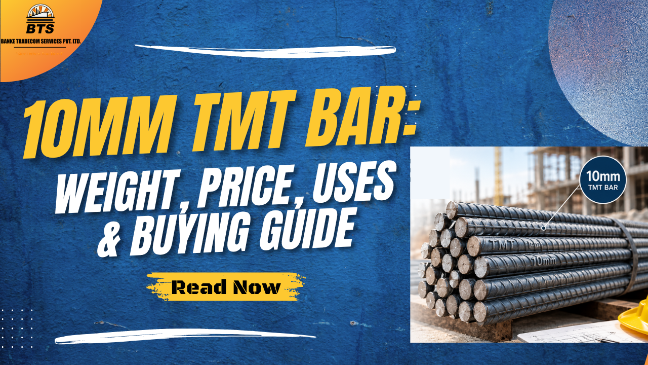10mm TMT Bar: Weight, Price, Uses & Buying Guide